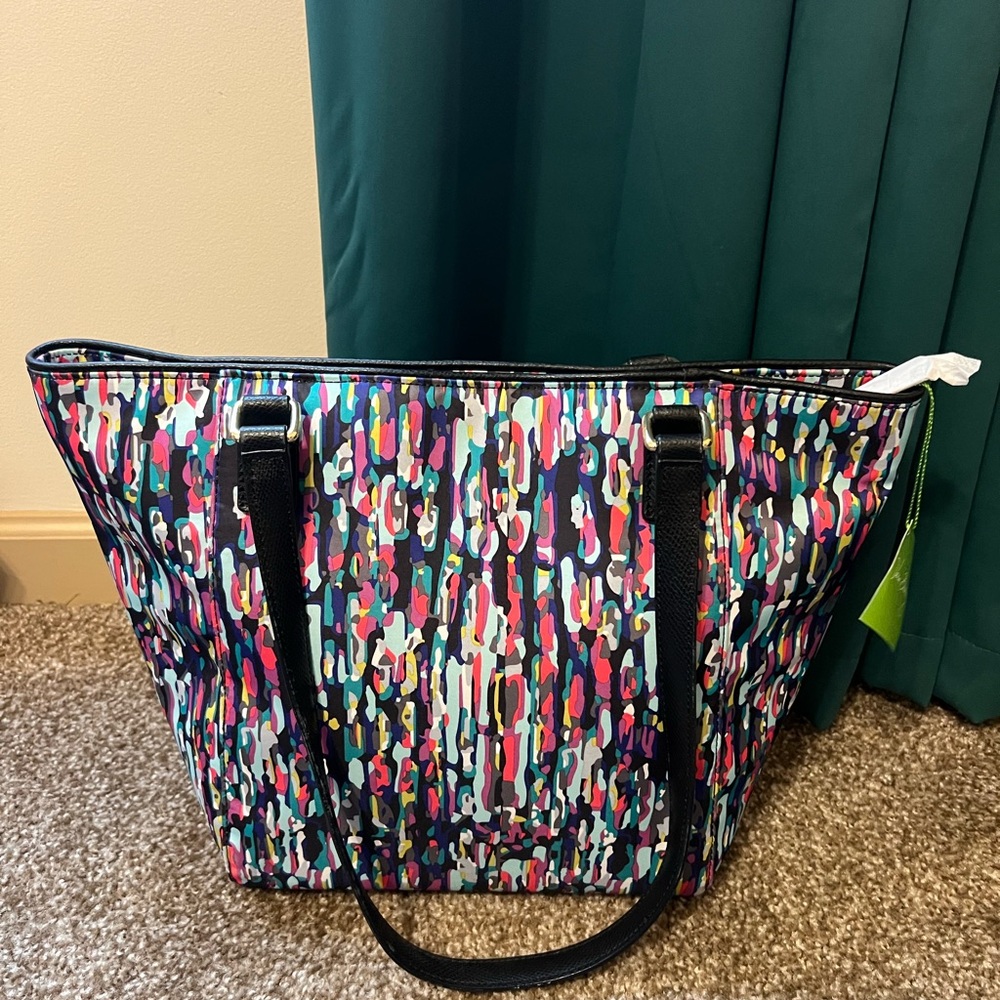 ✨NWT ✨Vera Bradley Small Ella Tote Watercolor Brushstrokes
